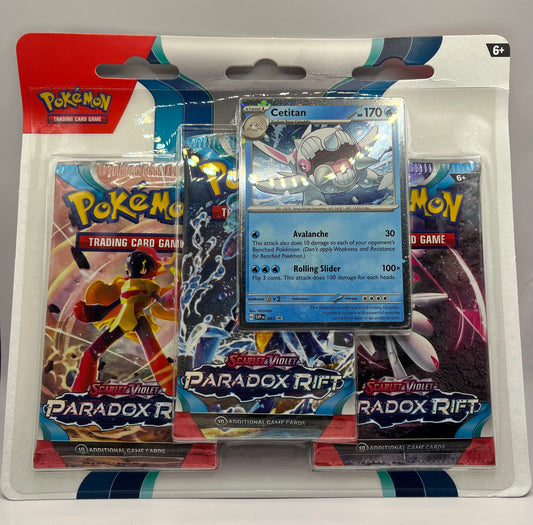 Pokemon TCG Paradox Rift 3-Pack Blister